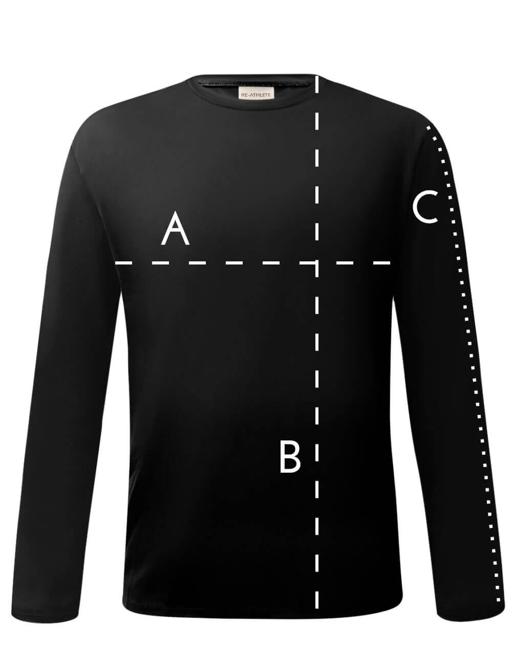 Größentabelle Herren Longsleeves