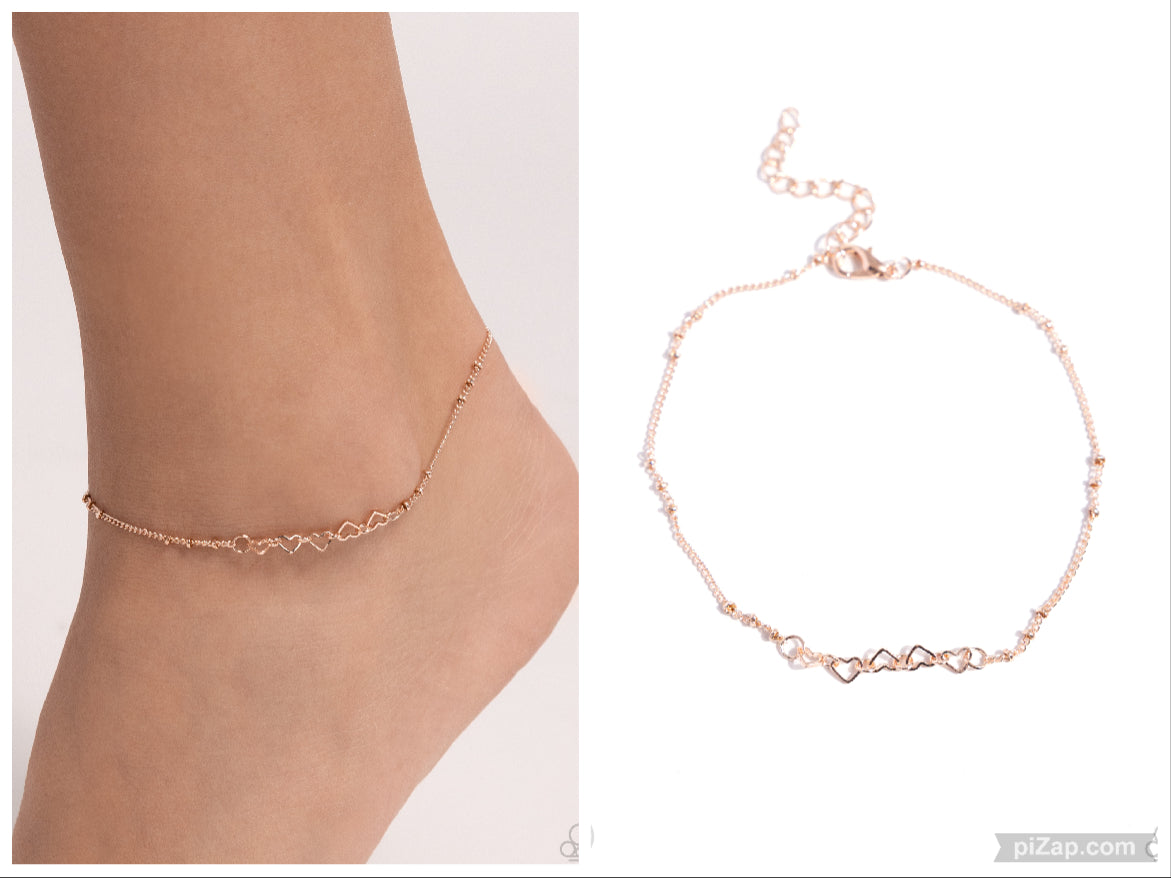 Satellite Shimmer - Rose Gold Anklet