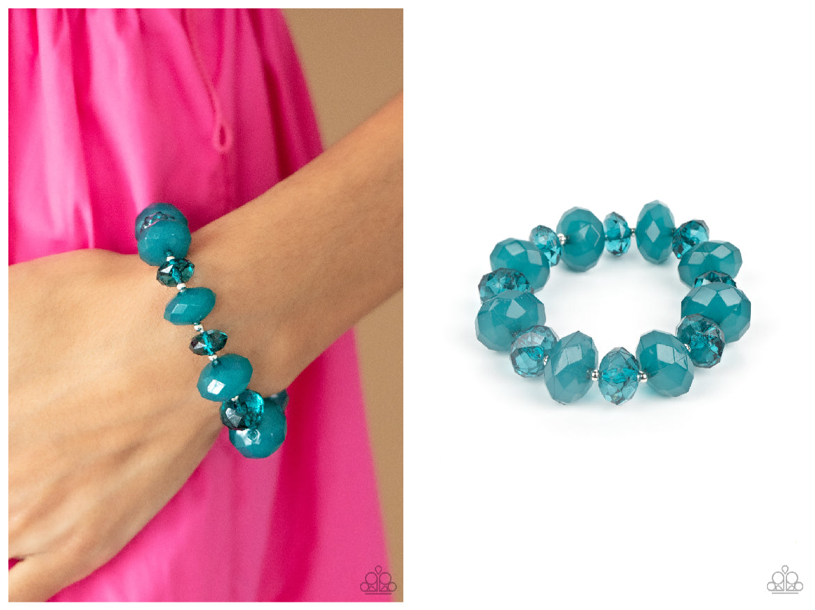 Keep GLOWING Forward - Blue Bracelet