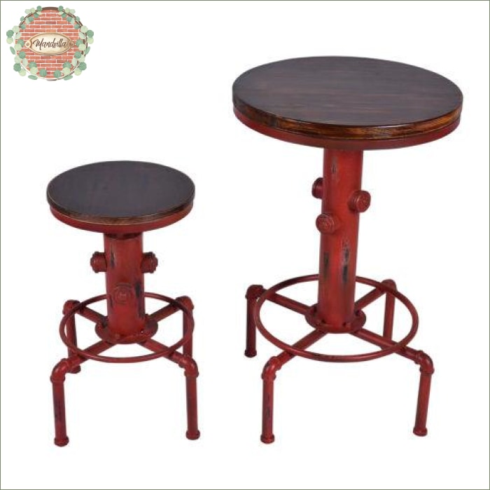 Mandvilla Fire Hydrant Adjustable Table And Chair Set