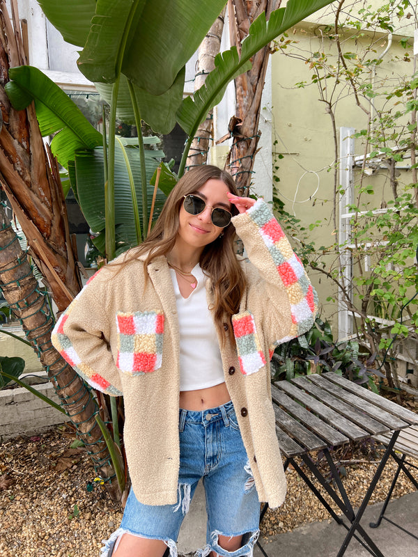 Cozy Sunshine Teddy Jacket: Riverhead