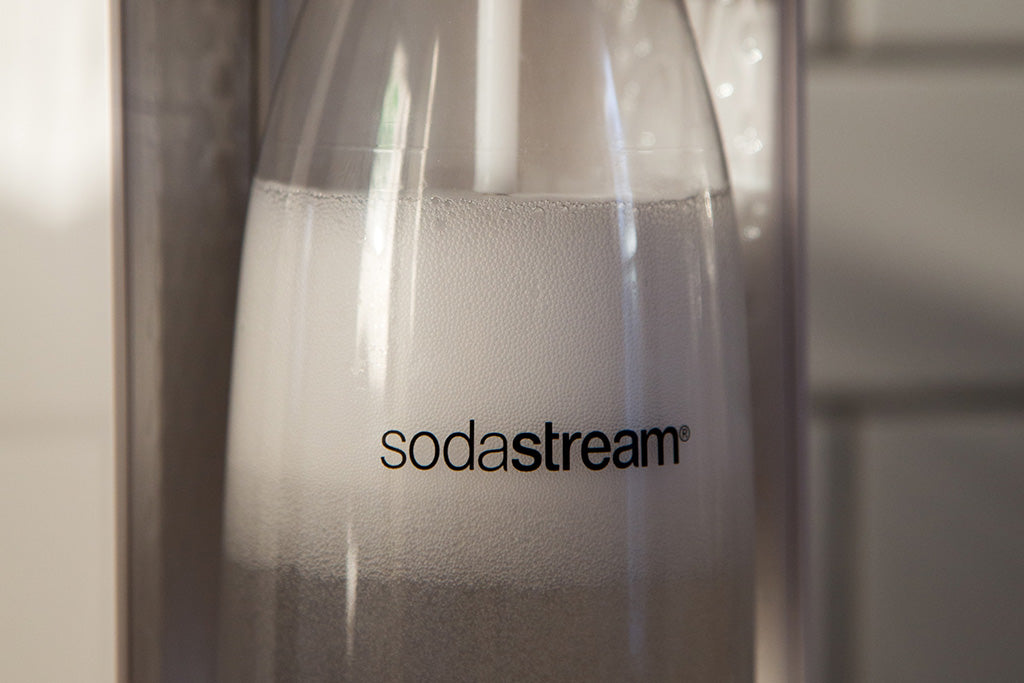 A close-up picture of a SodaStream machine