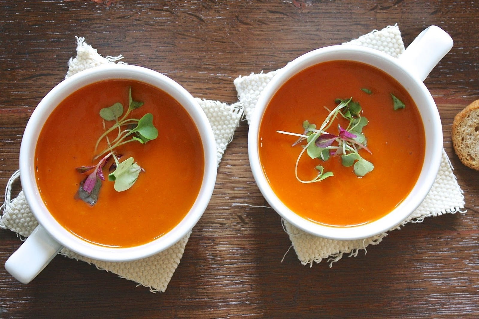 Soup prepared for two people
