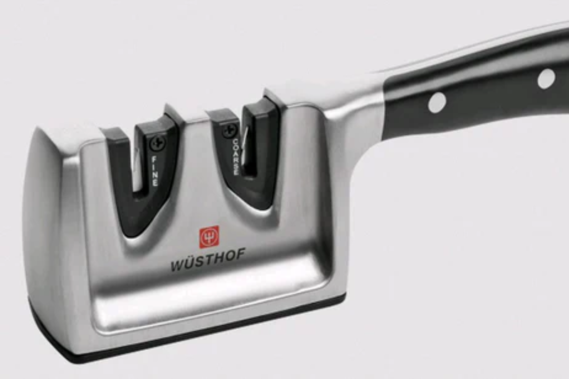 a Wusthof manual knife sharpener