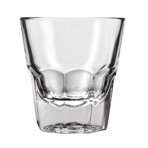 ECODESIGN-US Set of 4 Gibraltar Rocks Espresso Glasses - 4.5 Ounce - Clear Glass for Coffee Shots, Size: One Size