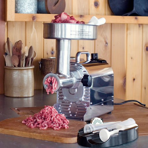 Weston 36-2201-W #22 Tin-Coated Manual Meat Grinder