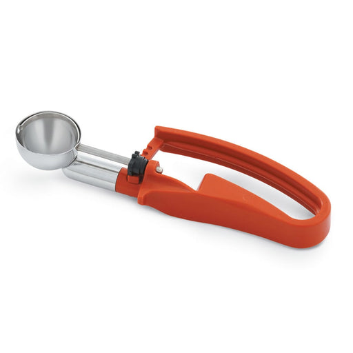 Choice #60 Round Stainless Steel Squeeze Handle Disher - 0.56 oz.