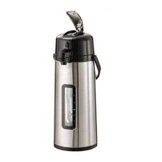 BUNN-O-MATIC 2.2 Liter Push Button Airpot, Stainless Steel