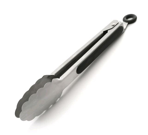 Tablecraft 4016BK 16 Silicone Tip Locking Tongs