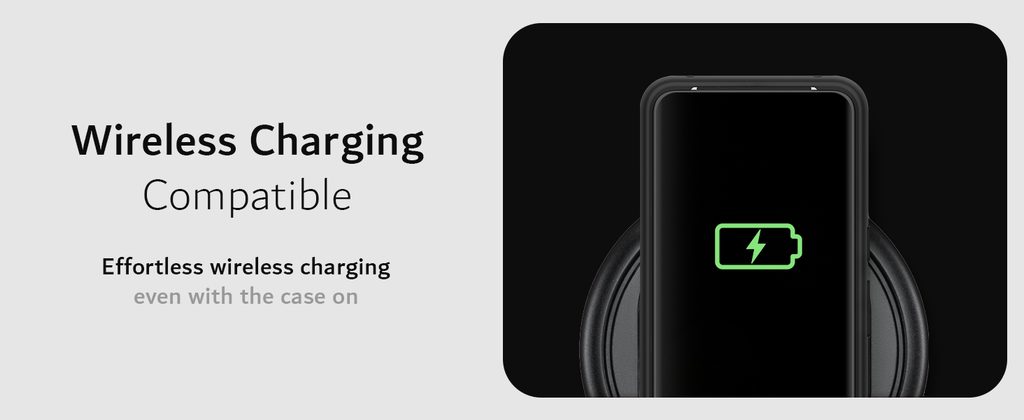 Wireless Charging Compatible. Effortless wireless charging with the case on.