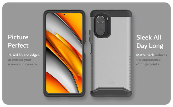For Xiaomi Poco F3 Case Ultra Slim Hard Back Cover - Matte Black