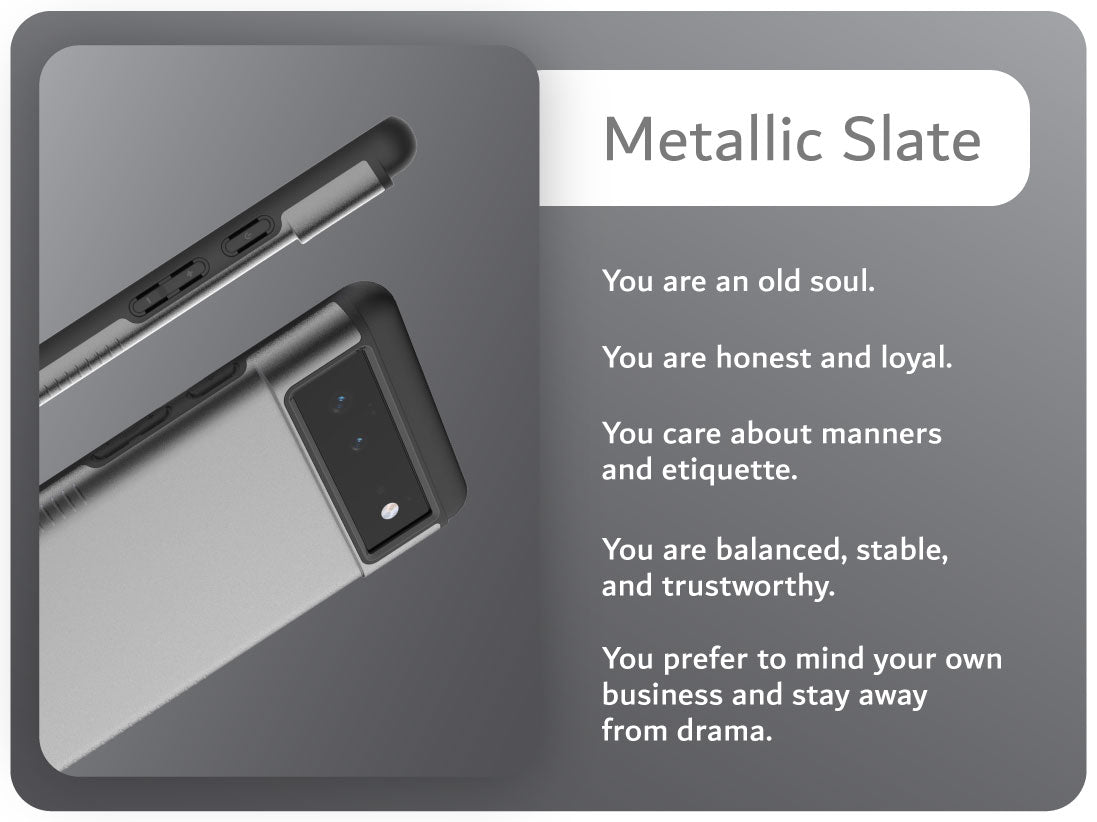 Metal Slate Color Personality