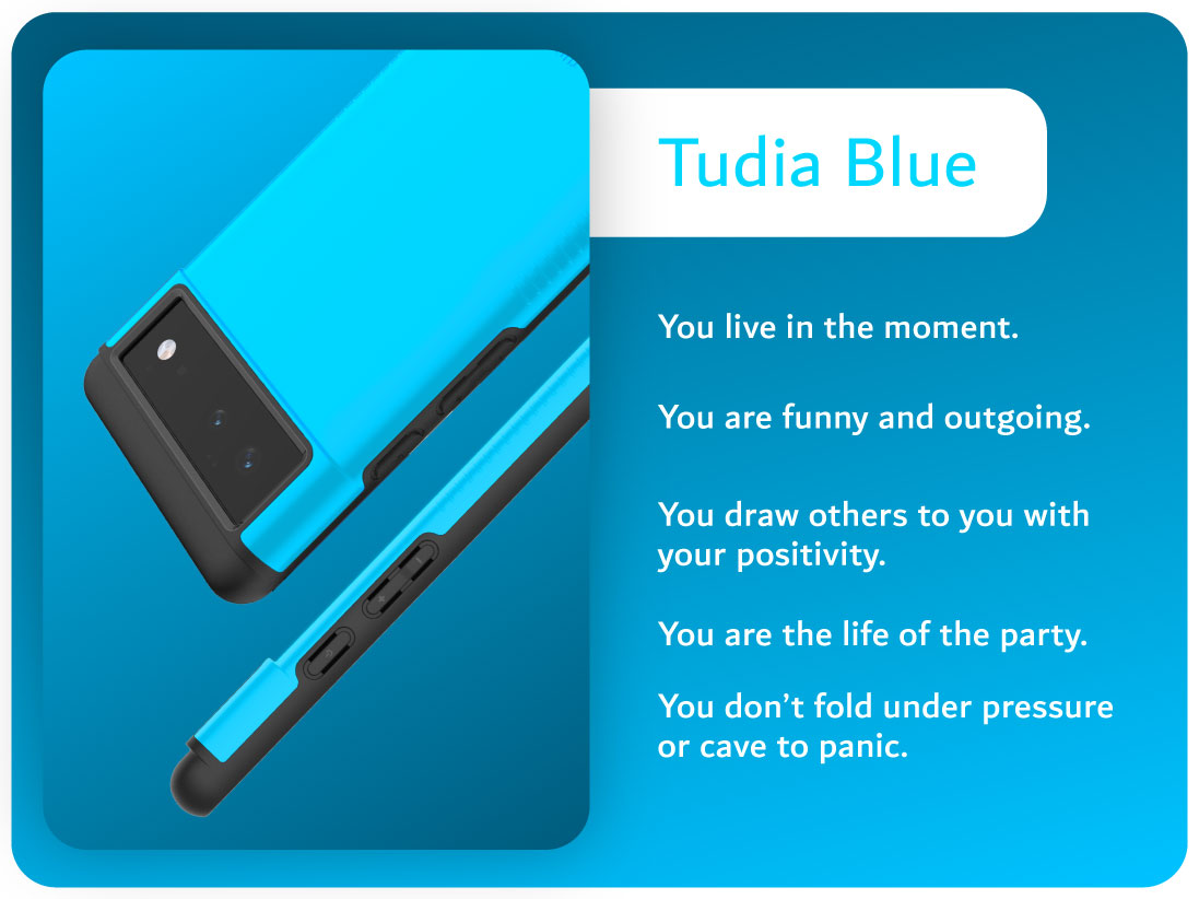TUDIA Blue Personality