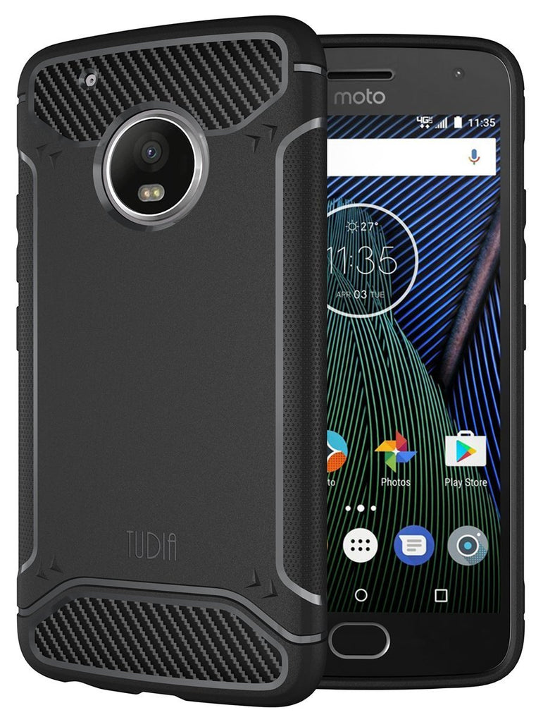 Carbon Fiber Grip Tamm Motorola Moto G5 Plus Case Tudia Products