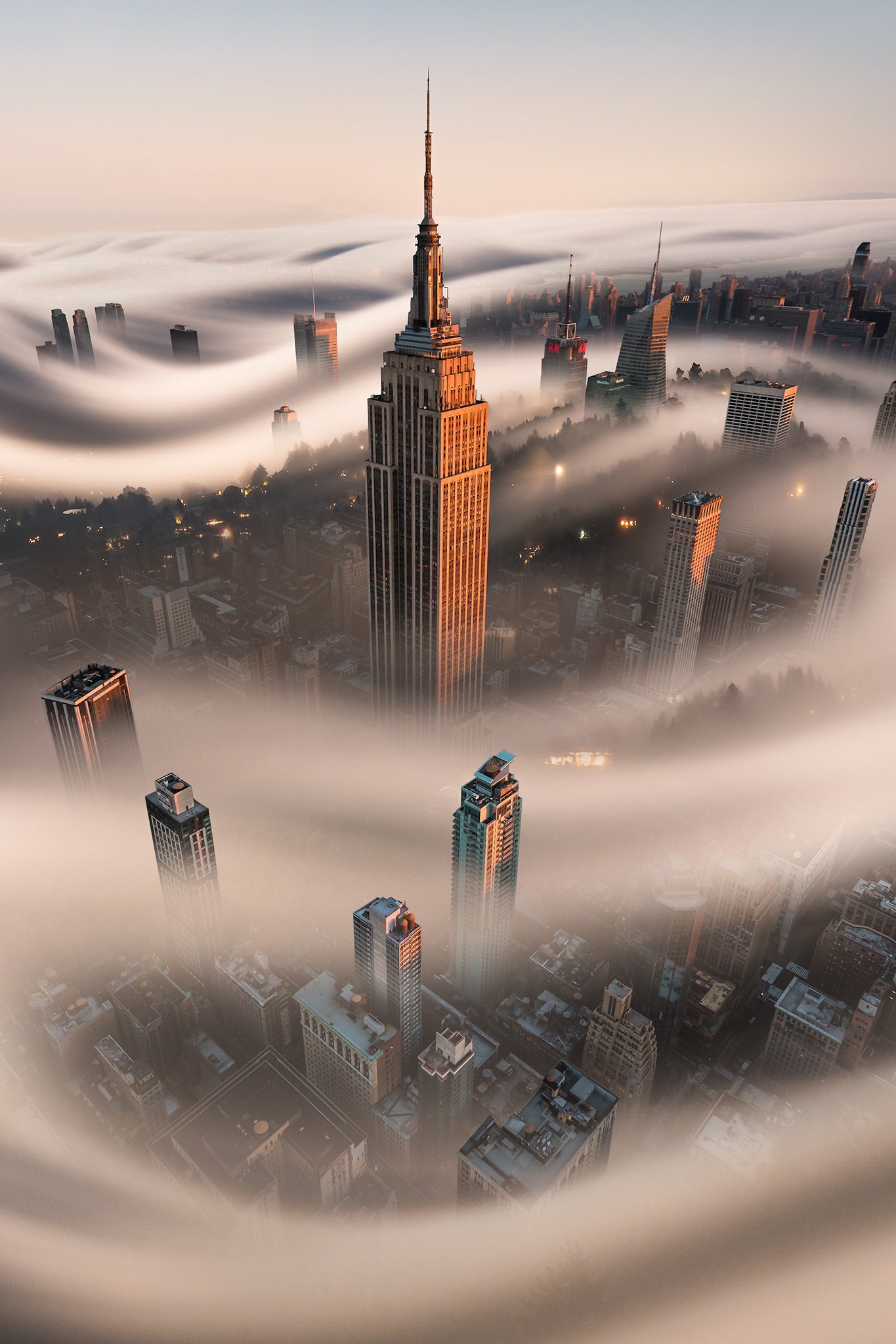 Empire State Building with San Francisco Fog Collaboration – Getty ...