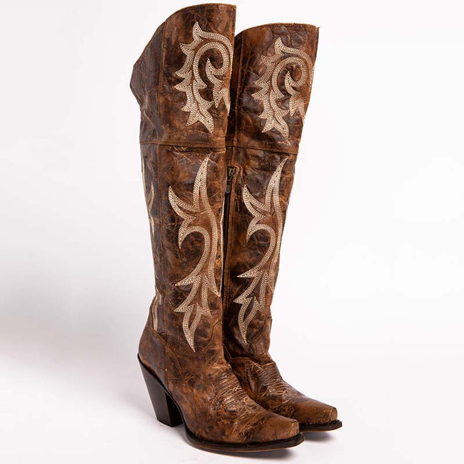 knee high cowboy boots