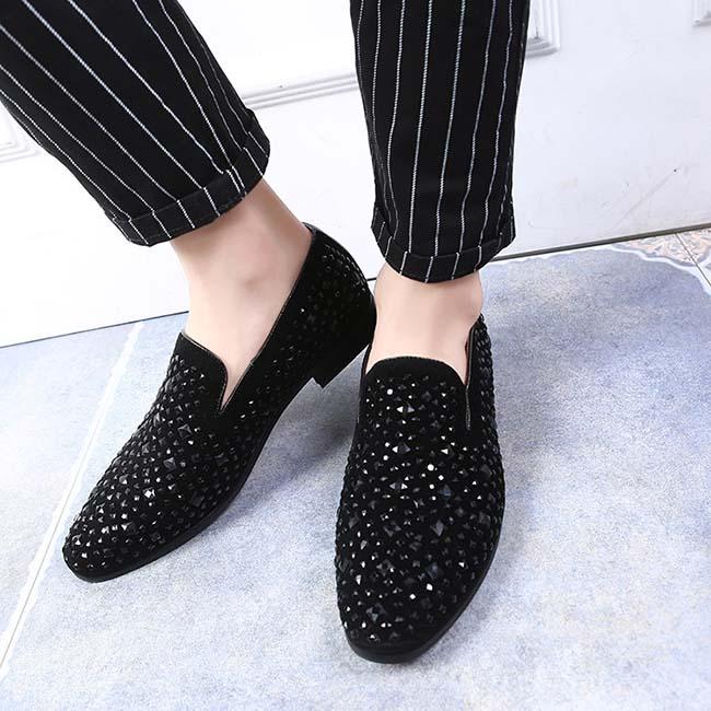 rhinestone dress shoes