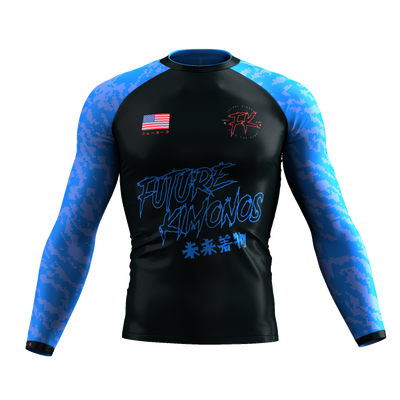 Under Dawg 2.0 - White Long Sleeve Rash Guard – Future Kimonos