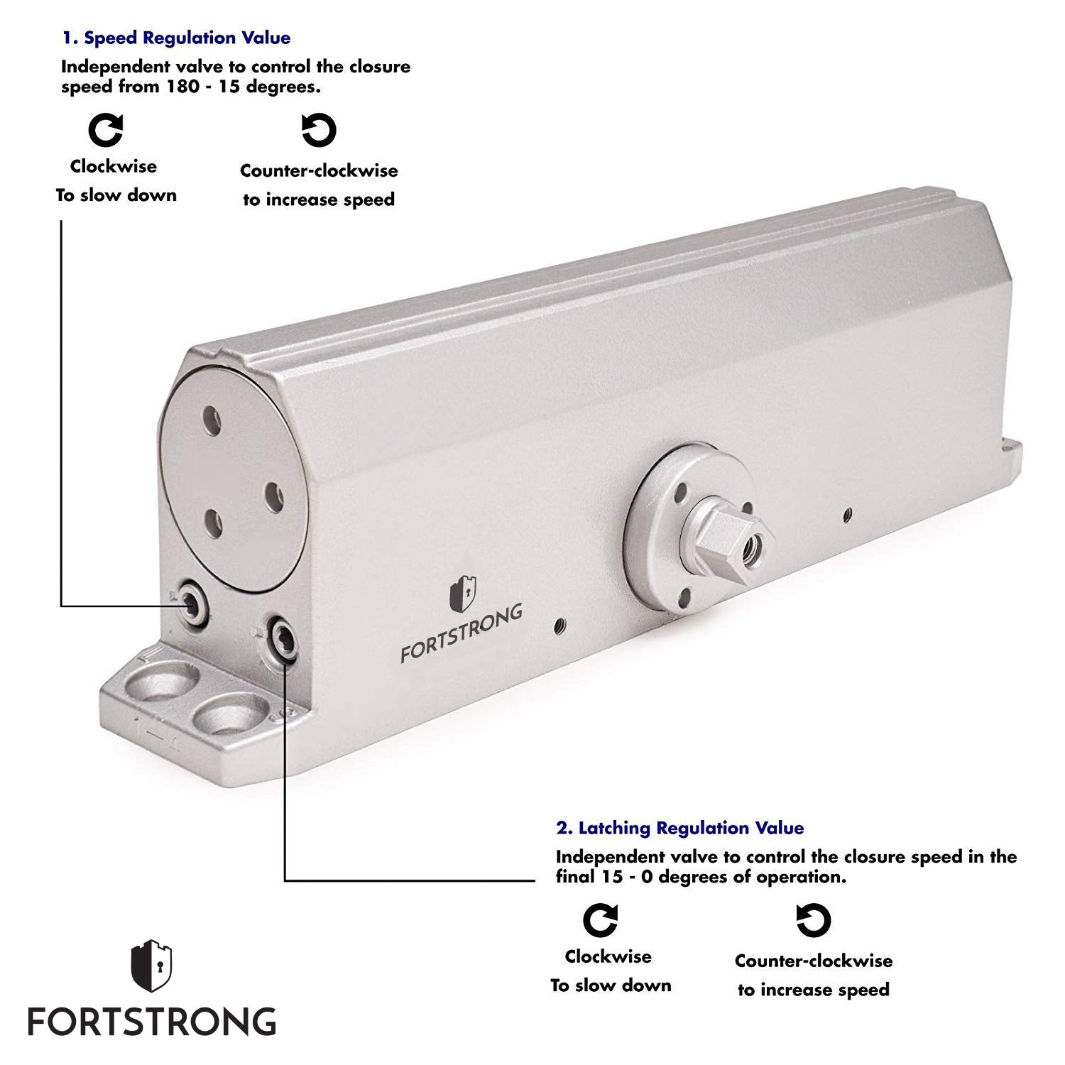 Door Closer Adjustment Adjusting Ryobi Doorman Closing And Opening Speed Youtube