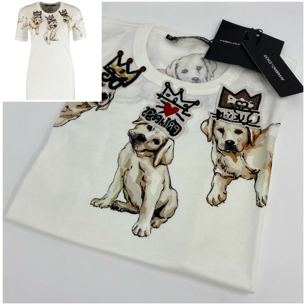 dolce gabbana dog t shirt