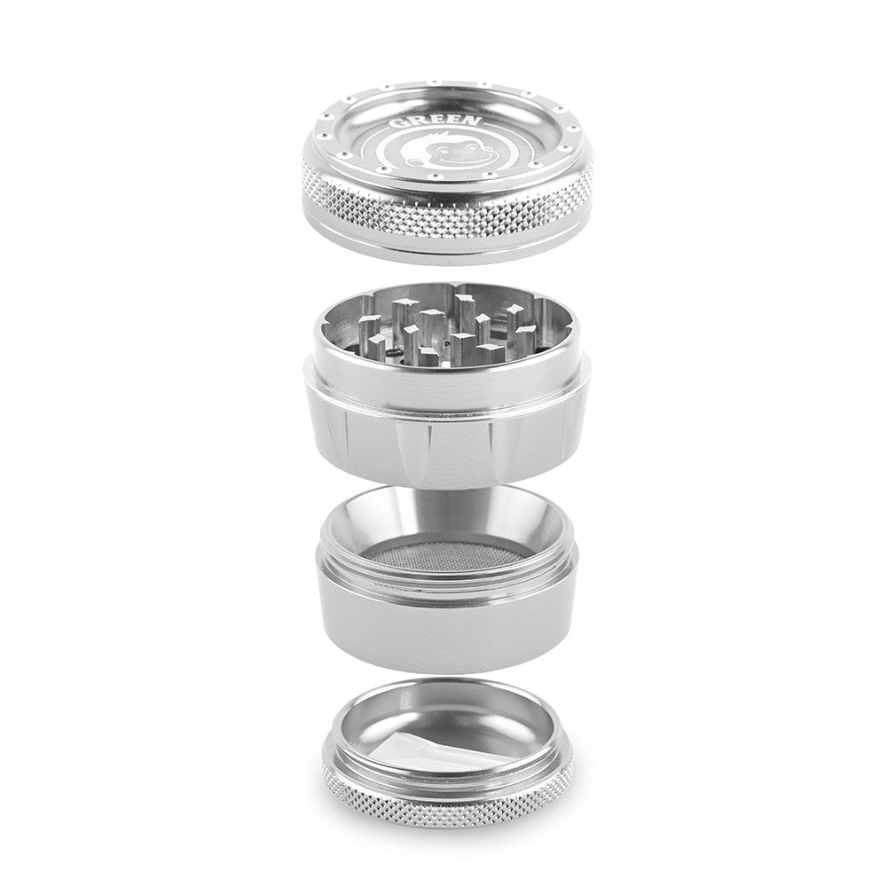 Wholesale 50mm Metal Silver Grinder With Catcher