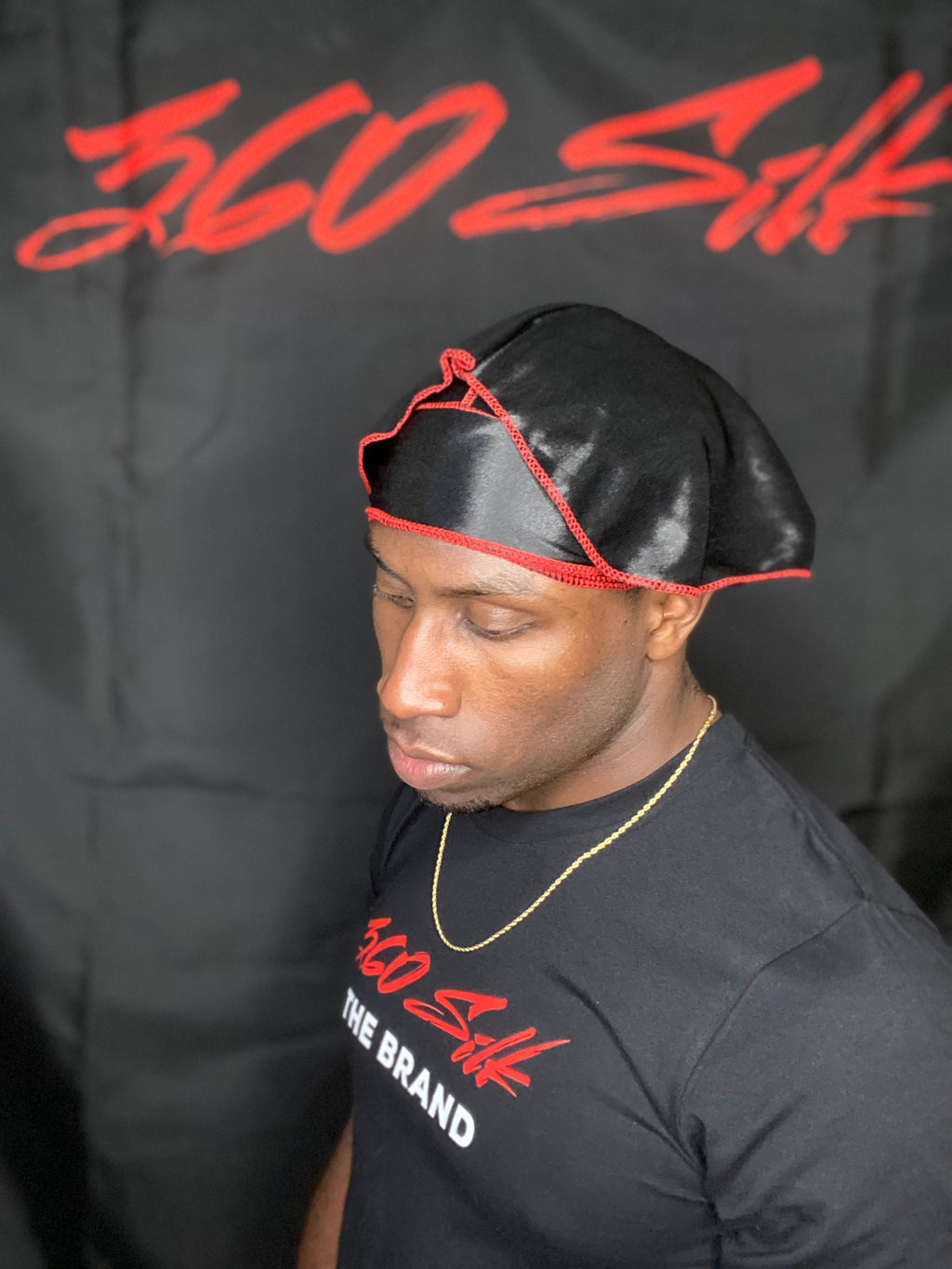 Black Satin Durag - Drippyy Durags