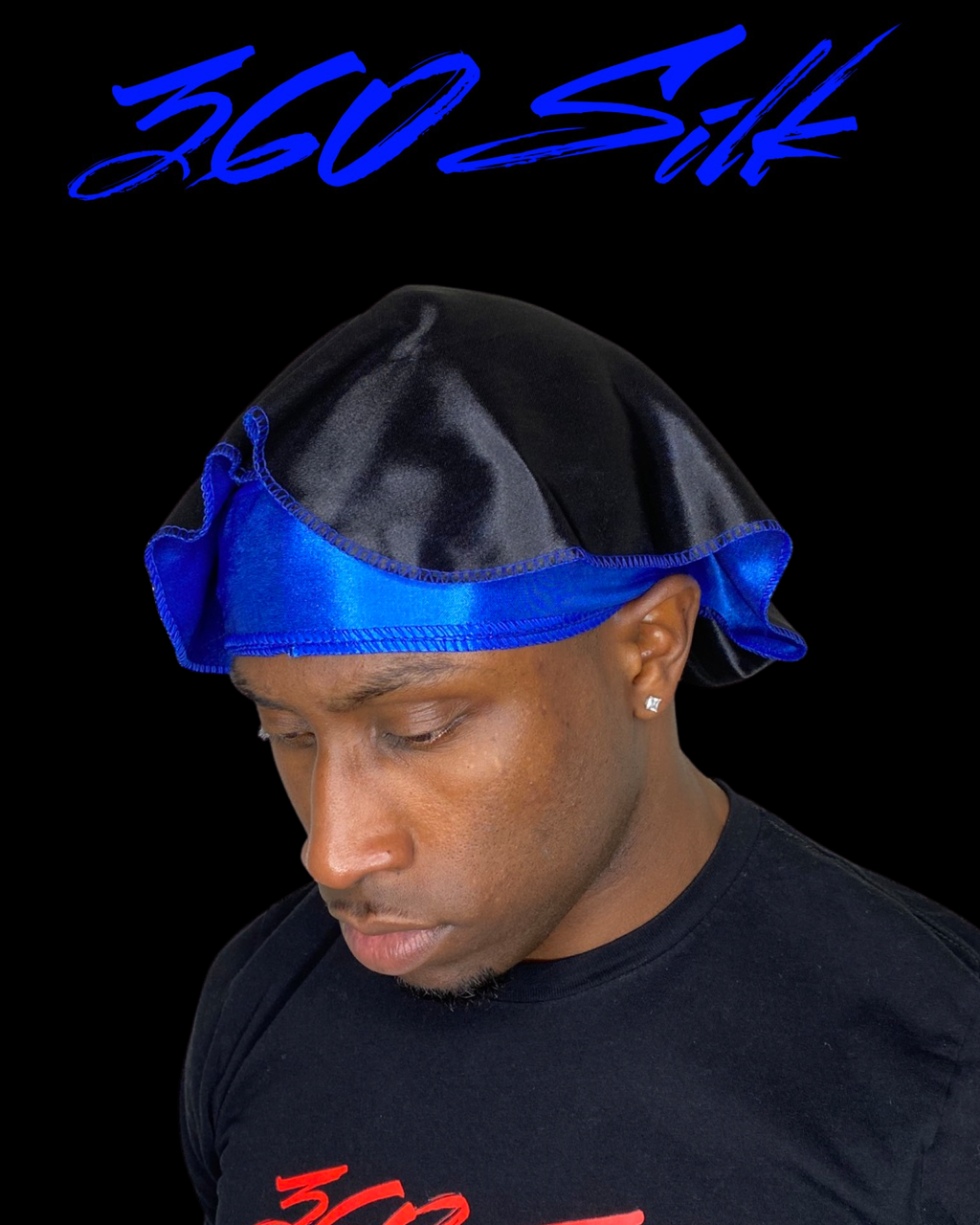 Black Satin Durag - Drippyy Durags