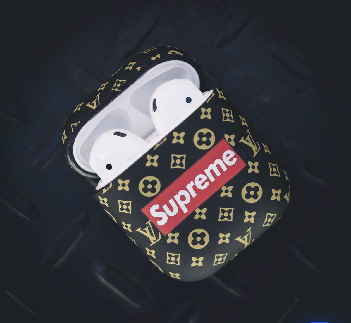 Supreme x Louis Vuitton Airpods Cases | The Hype Planet