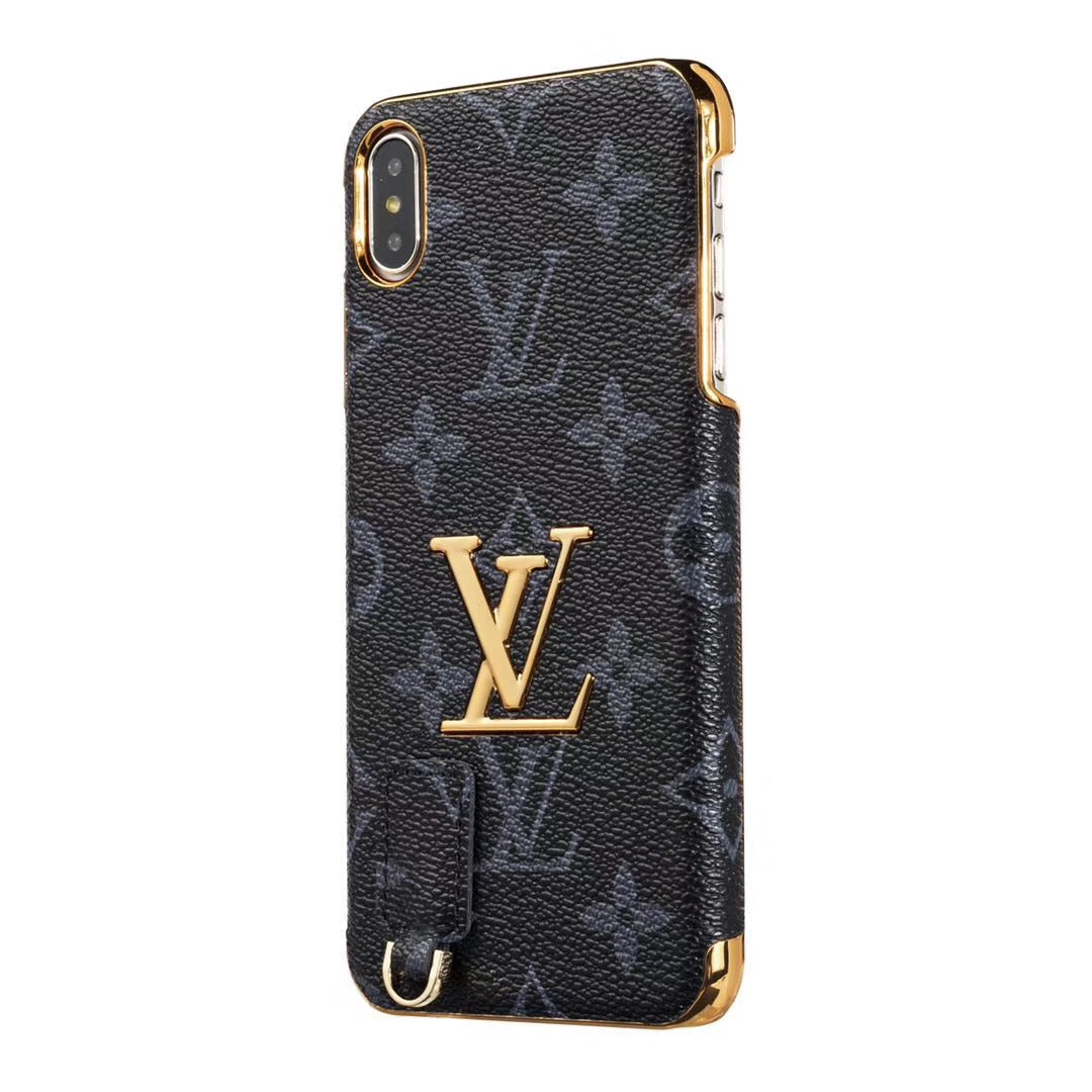 $26.65 Classic Flower LV Protective Leather Back Case For iPhone