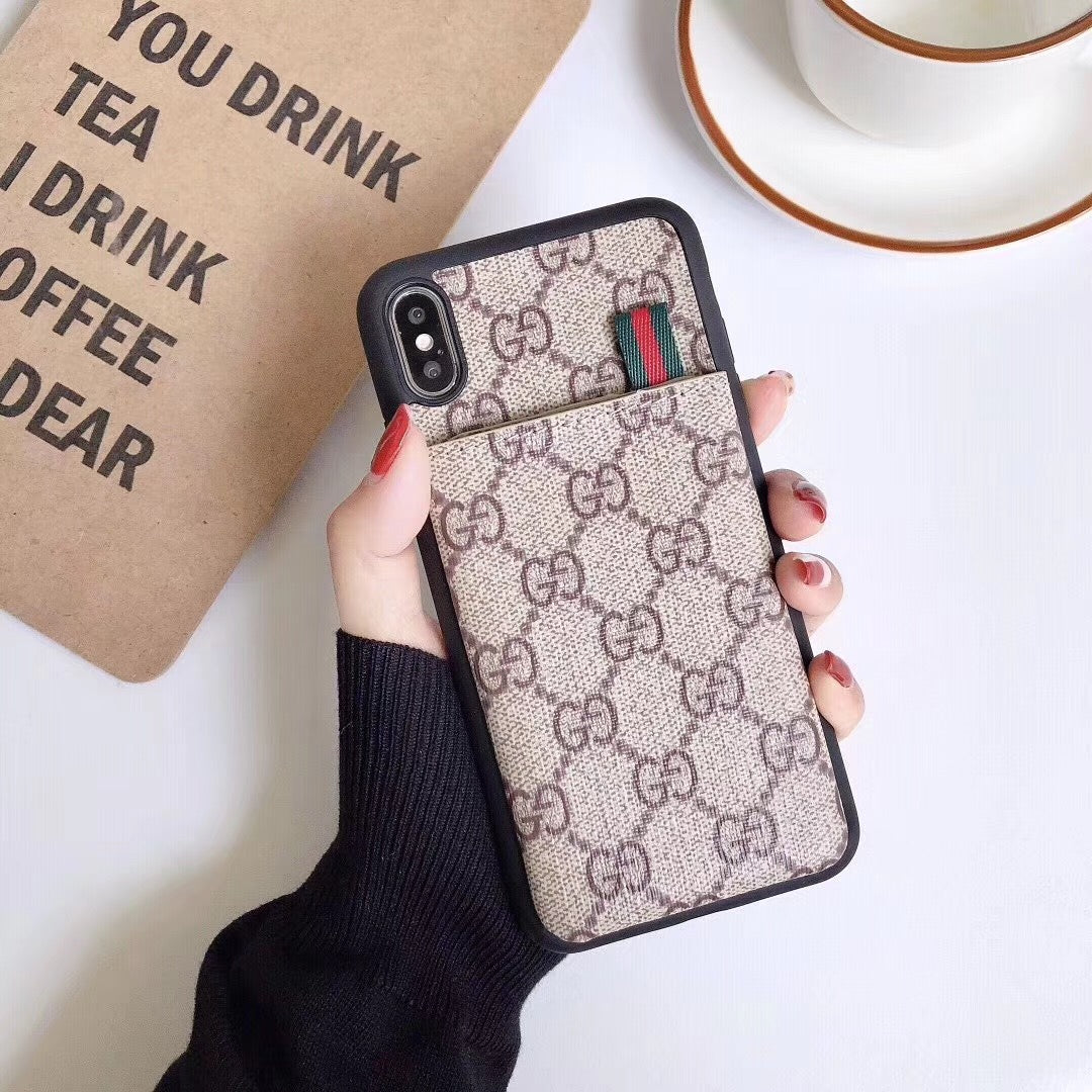 Gucci x Louis Vuitton Card Holder Phone Case – The Hype Planet