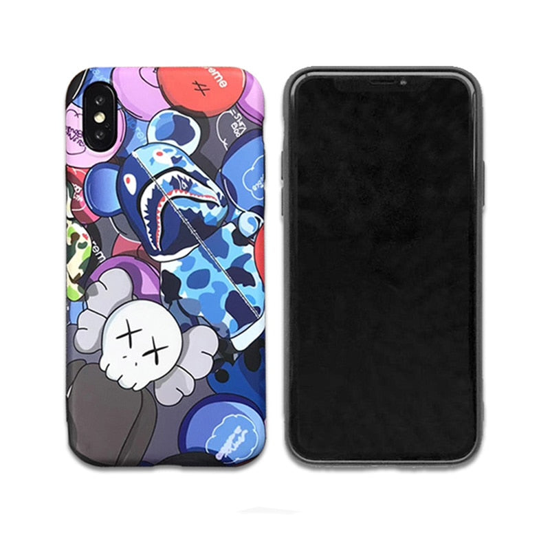 Hypebeast Phone Cases For Off White Kaws Bape The Hype Planet