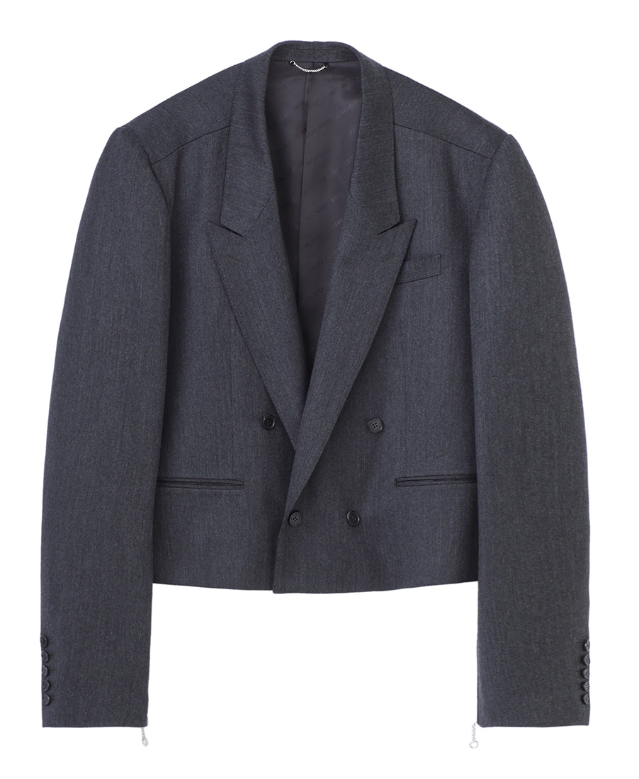 Wool spencer jacket | Grey