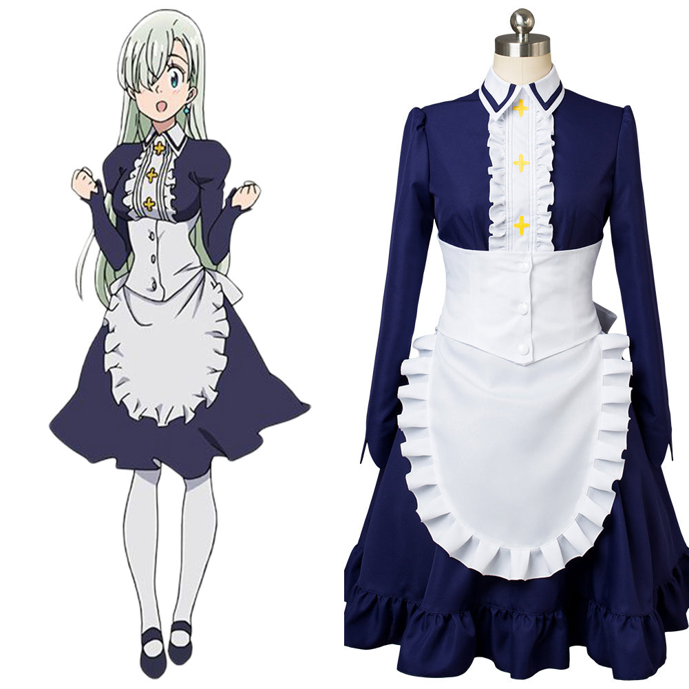 Seven Deadly Sins Nanatsu No Taizai 2 Elizabeth Liones Cosplay Costume Cosplayskyfr