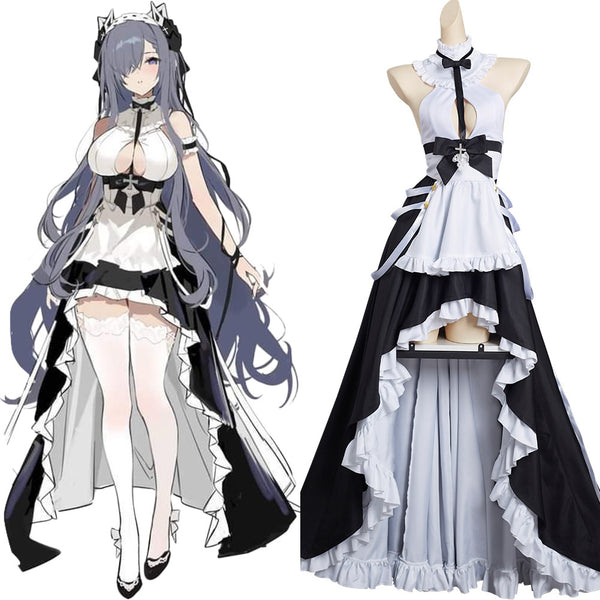 Azur Lane Cosplay Prinz Eugen Cosplay Costume Racing Outfits