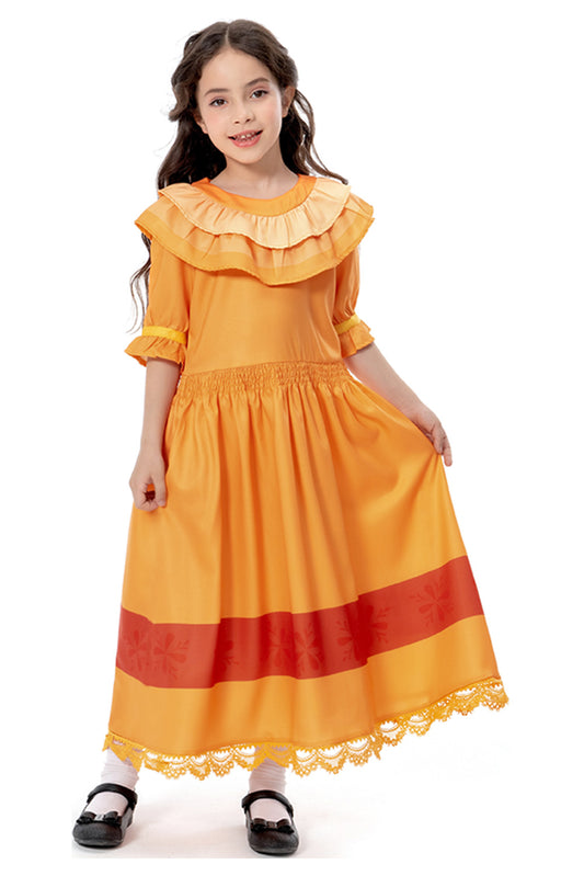 2021 Film Encanto Enfant Mirabel Robe Cosplay Costume