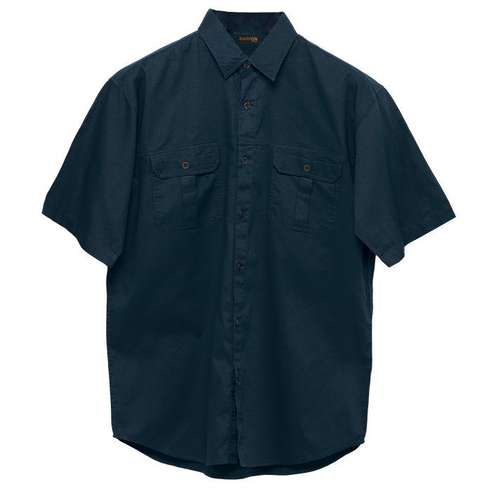 - Barron Mens Plain Bush Shirt | Basson Workwear