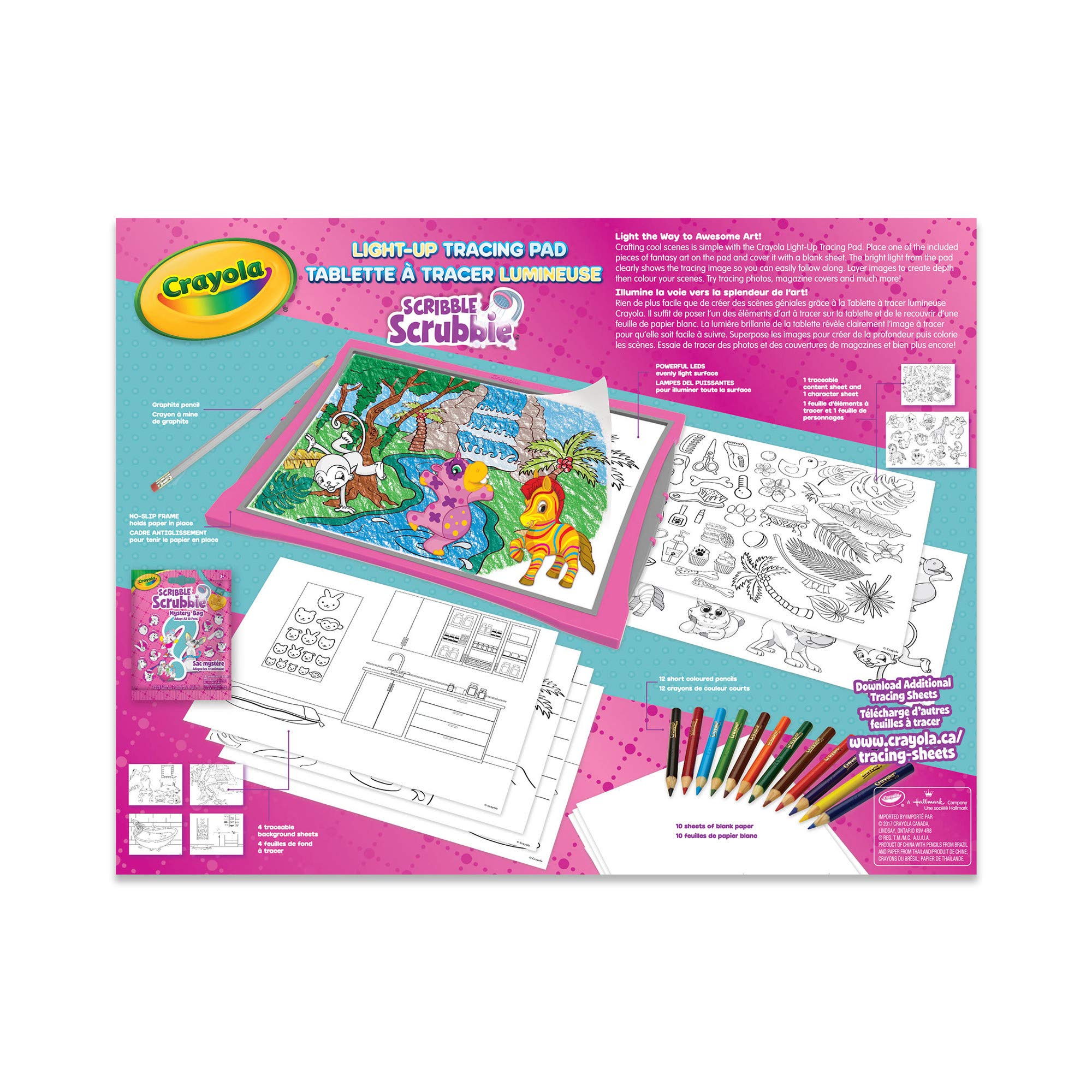 scribble scrubbie light up tracing pad