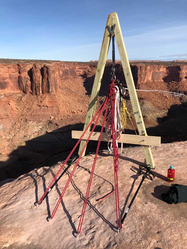 Whoopie sling frame