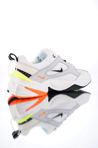 nike m2k tekno blancas y naranjas