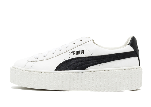 puma creepers bianche