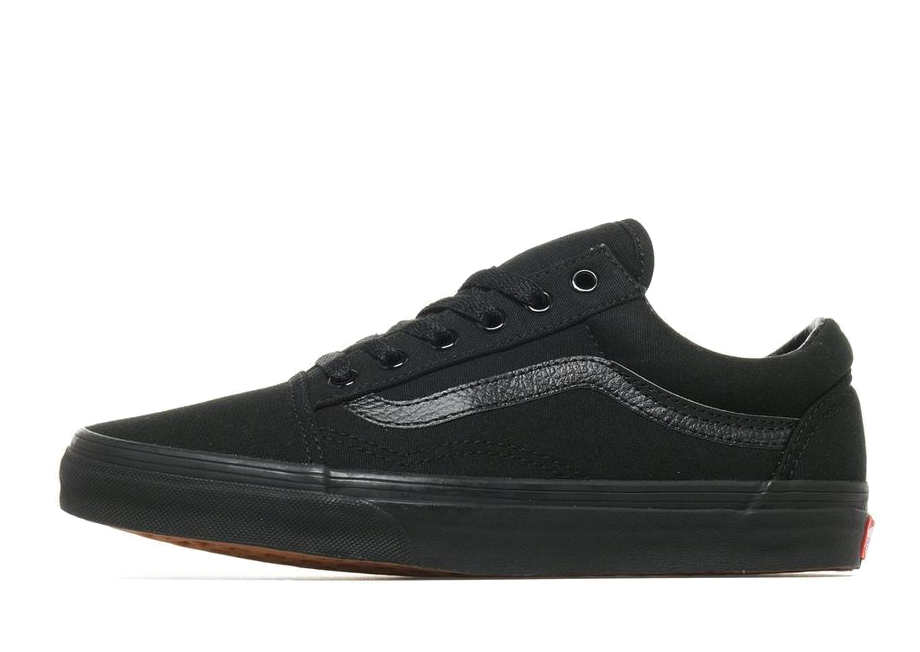 vans old skool negras con suela marron