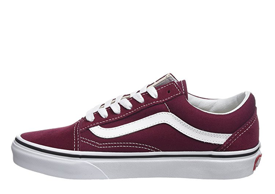 vans old skool wine color