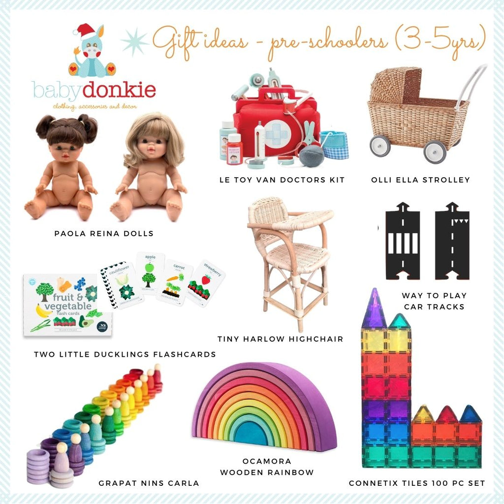 BabyDonkie Christmas gift ideas for 3-5yr old kids