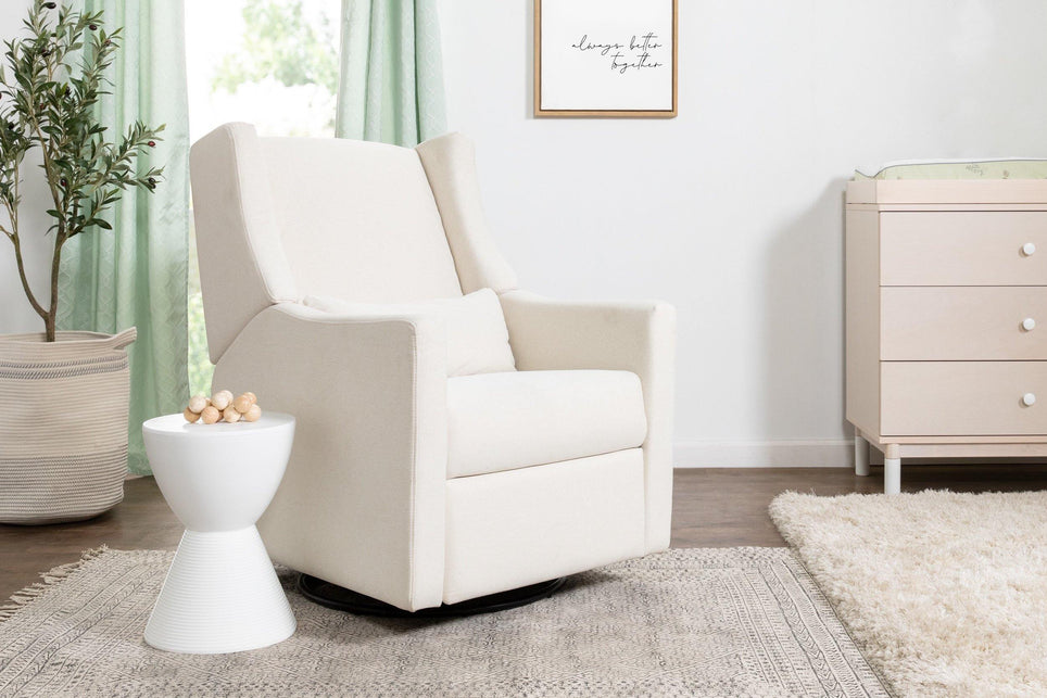 babyletto kiwi swivel reclining glider