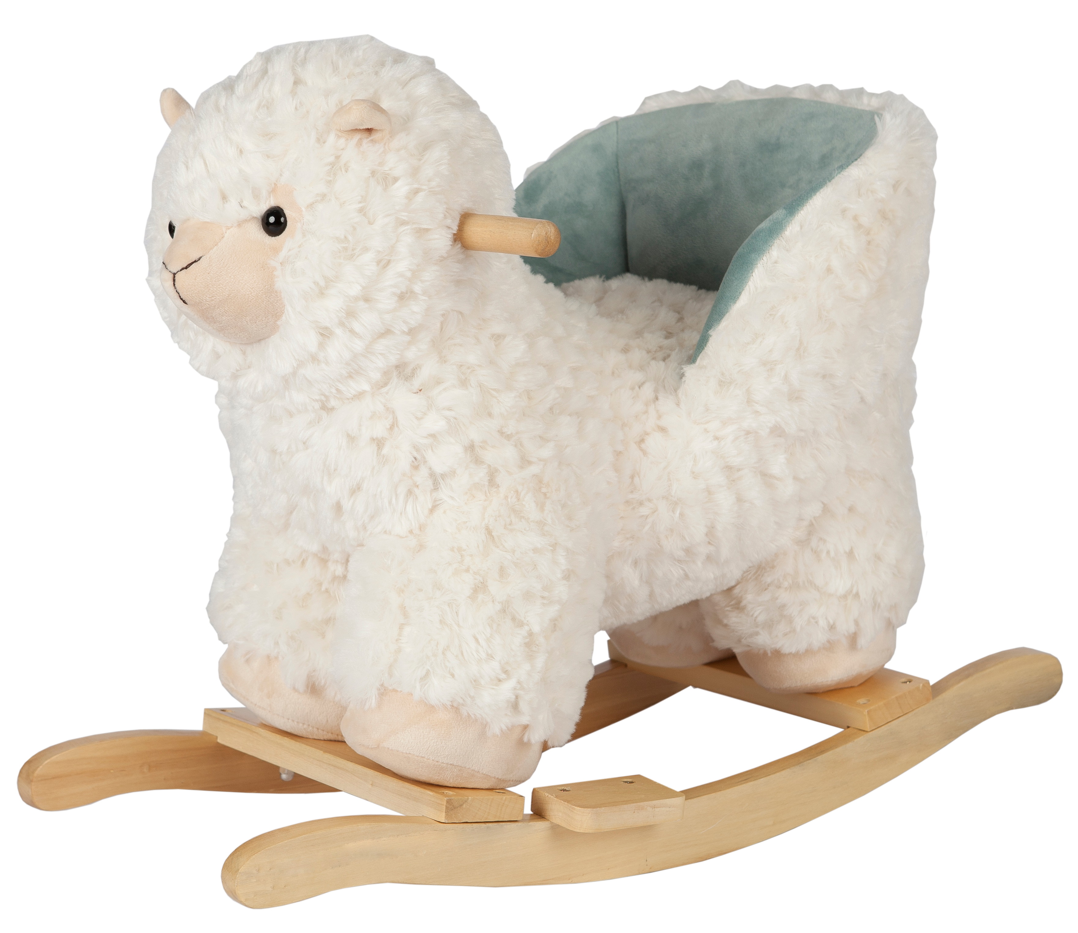 llama rocking horse