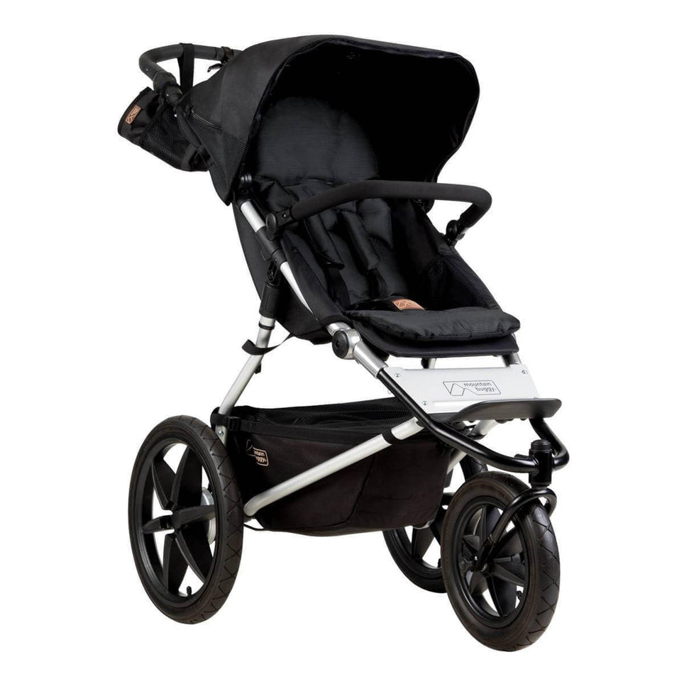 all black pushchair