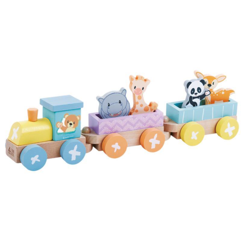 studio wooden train set