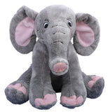 GRAY ELEPHANT HUGGABLE HEARTBEAT BEAR