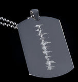 baby's heartbeat dog tags