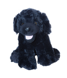 black lab heartbeat plush